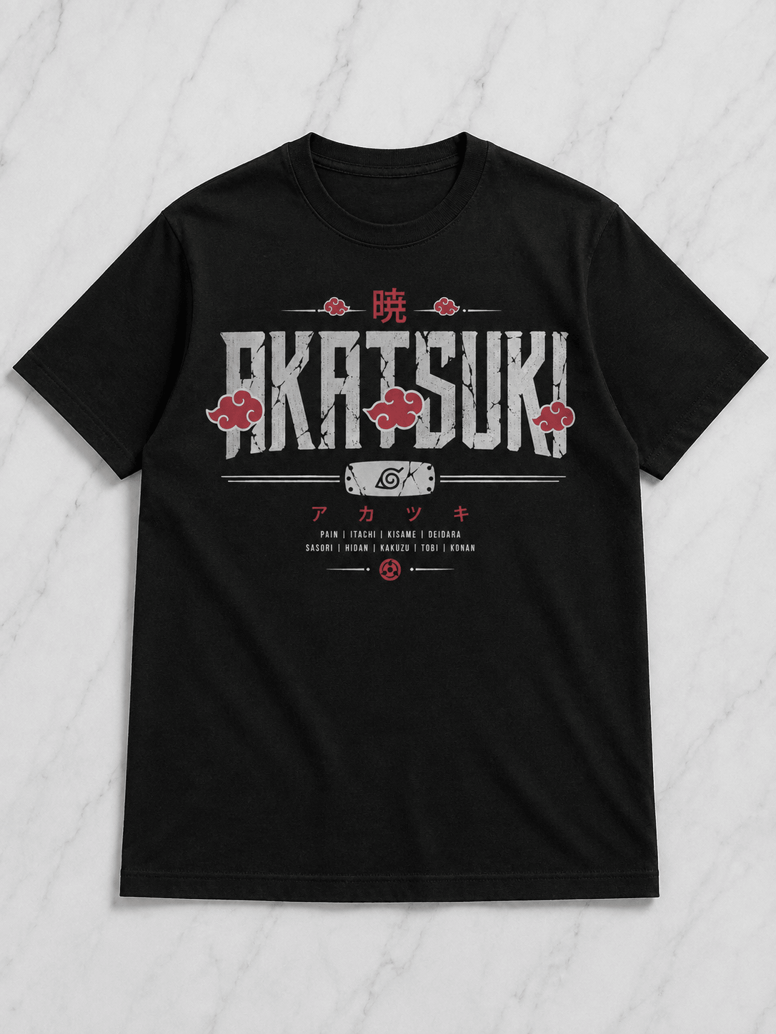 Akatsuki Roster Oversized Naruto T-Shirt