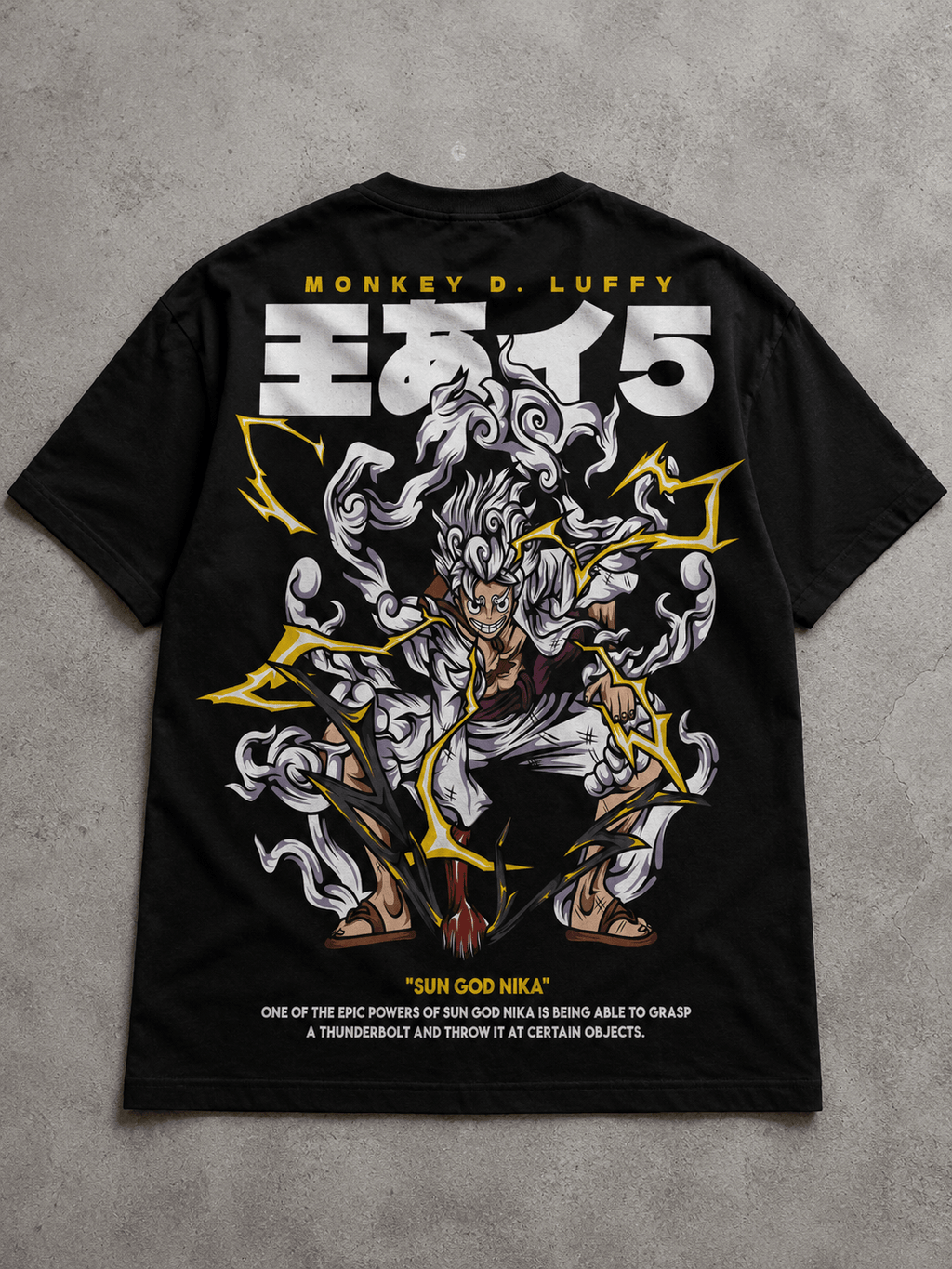 Luffy Gear 5 Sun God Nika Oversized One Piece T-Shirt