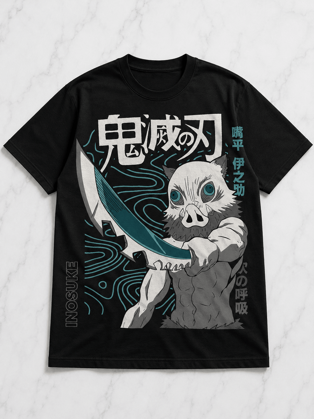 Inosuke Oversized Demon Slayer T-Shirt