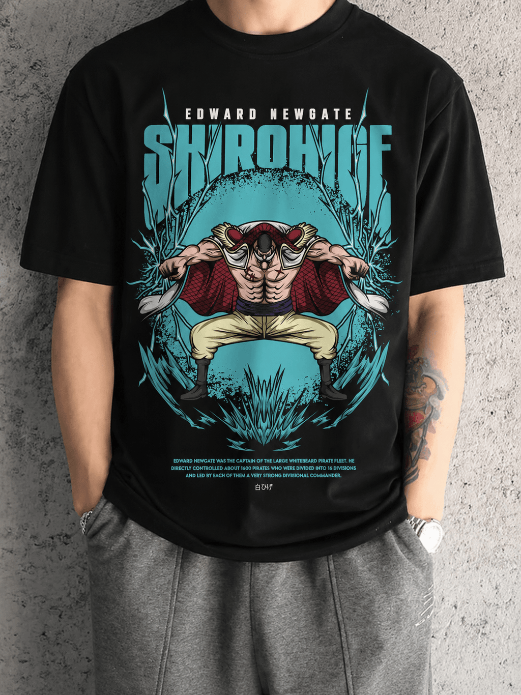 Whitebeard Edward Newgate Oversized One Piece T-Shirt