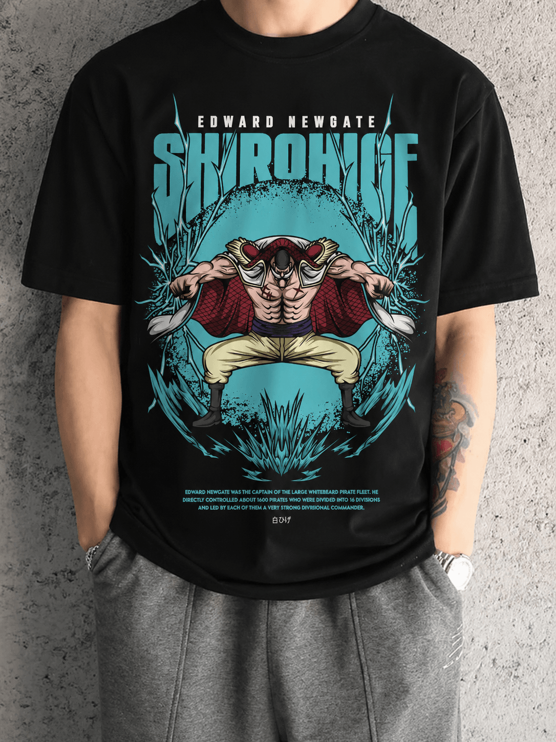 Whitebeard Edward Newgate Oversized One Piece T-Shirt