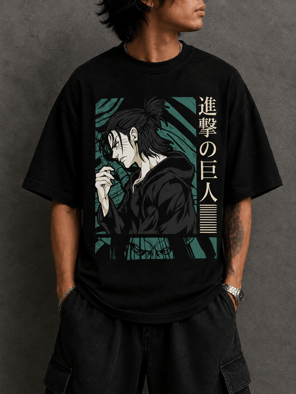 Eren Oversized Attack on Titan T-Shirt